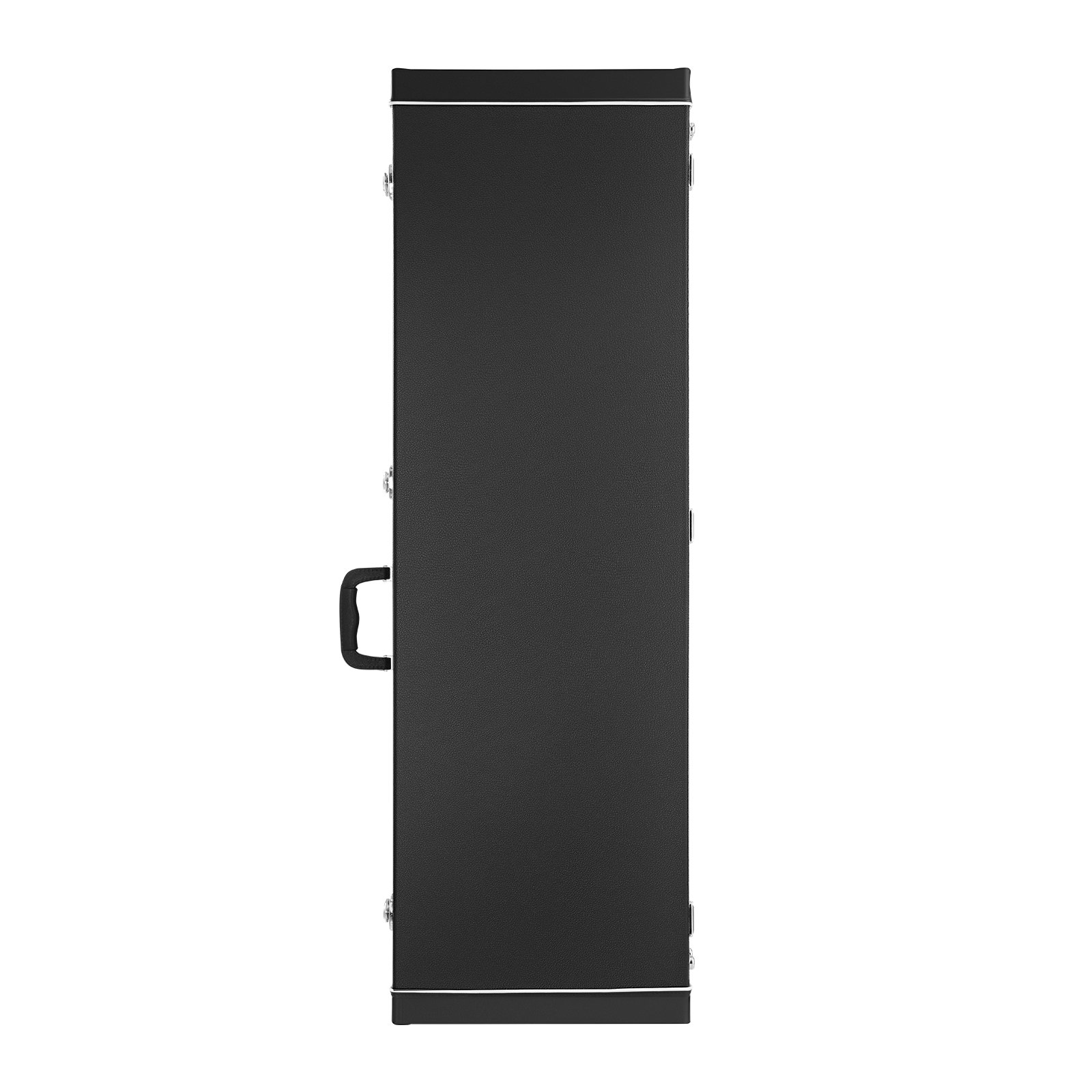 VEVOR Bass Guitar Hard Case, 1220 mm Rectangular Guitar Hard Case, With Lock Latch Keys Handle, PVC Padding Soft Lining Water-Resistant Hard Shell Guitar Case, for 990-1180 mm Bass Guitars, Black