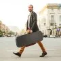 VEVOR Electric Guitar Hard Case, 43.11 in Rectangular Guitar Hard Case, With Lock Latch Keys Handle, PVC Padding Soft Lining Water-Resistant Hard Shell Guitar Cases, for 39 in Electric Guitars, Black