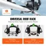 VEVOR Kayak Roof Rack 2 Pairs J-Bar, Soft Roof Rack Quick Folding, Top Mount Tie Down, Carrier for kayak, Surf Board, Canoe, SUP, Ski Board, Mount on Car, SUV, Truck, 2 Kayaks