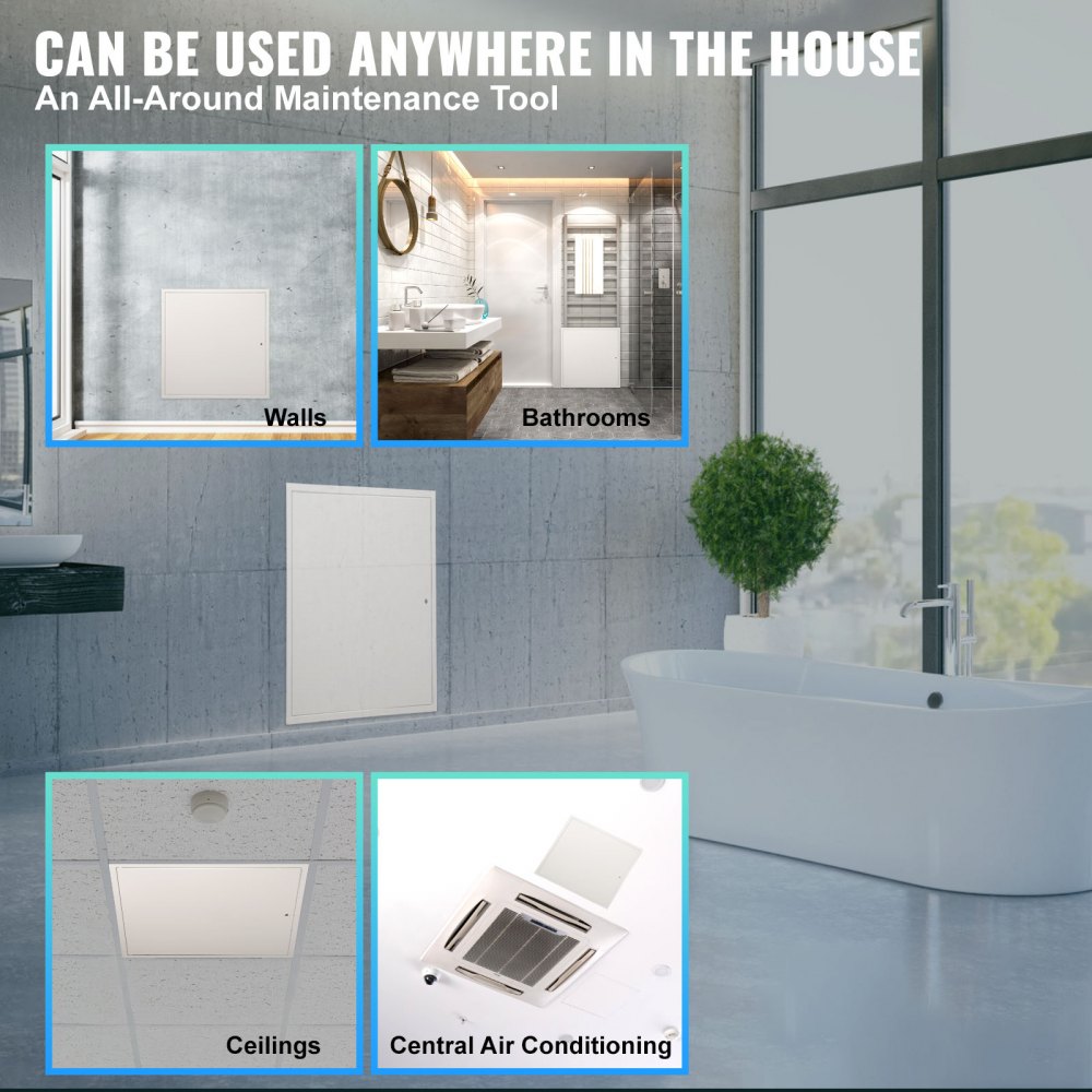 VEVOR Access Panel for Drywall Ceiling 16"x16" Plumbing Reinforced Access Door