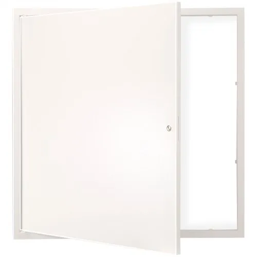 VEVOR Access Panel for Drywall & Ceiling, 24 x 24 Inch Plumbing Access Panels, Reinforced Access Door, Heavy-Duty Steel Wall Hole Cover, Easy Install Removable Hinged Panel for Wiring & Cables, Silver