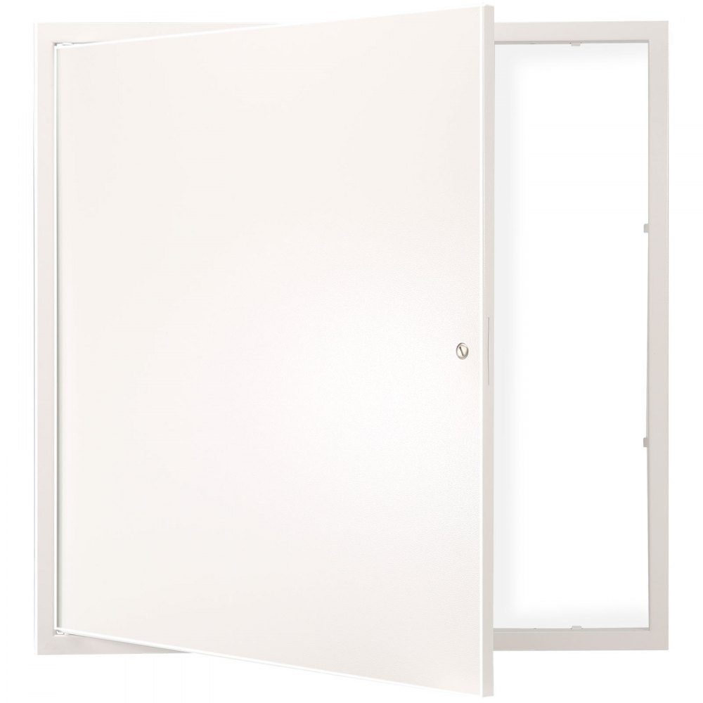 VEVOR Access Panel for Drywall & Ceiling, 24 x 24 Inch Plumbing Access Panels, Reinforced Access Door, Heavy-Duty Steel Wall Hole Cover, Easy Install Removable Hinged Panel for Wiring & Cables, Silver