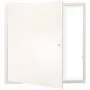 VEVOR Access Panel for Drywall & Ceiling, 24 x 24 Inch Plumbing Access Panels, Reinforced Access Door, Heavy-Duty Steel Wall Hole Cover, Easy Install Removable Hinged Panel for Wiring & Cables, Silver