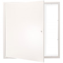 VEVOR Access Panel for Drywall & Ceiling, 613 x 613 mm Plumbing Access Panels, Reinforced Access Door, Heavy-Duty Steel Wall Hole Cover, Easy Install Removable Hinged Panel for Wiring & Cables, Silver