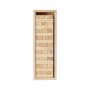 VEVOR - Juguete de madera para volteretas, 54 bloques, juego de torre de volteretas de madera de pino con caja de almacenamiento, juego de apilamiento de madera para 1 o más jugadores, juego familiar de torre de volteretas para interior y exterior.