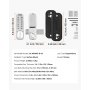 Mechanical Keyless Entry Door Lock 14 Key Mechanical Door Locks Single-Side