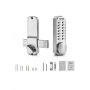 Mechanical Keyless Entry Door Lock 14 Key Mechanical Door Locks Single-Side