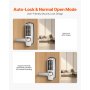 Mechanical Keyless Entry Door Lock 14 Key Mechanical Door Lock with Key for Home