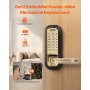 Mechanical Keyless Entry Door Lock 14 Key Mechanical Door Lock for Outdoor Fence