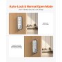 Mechanical Keyless Entry Door Lock 14 Key Mechanical Keypad Door Knob Stainless