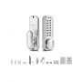 Mechanical Keyless Entry Door Lock 14 Key Mechanical Keypad Door Knob Stainless