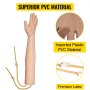 VEVOR Iv Kit Iv Practice Arm Phlebotomy Venipuncture Practice Kit Iv Simulation Arm Iv Injection Practice Ιατρικό εκπαιδευτικό μοντέλο εκπαίδευσης και διδασκαλίας για νοσοκόμα και μαθητευόμενο γιατρό