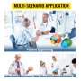 doctors using VEVOR human skull model for patient explaining, school teaching, and medical researching.