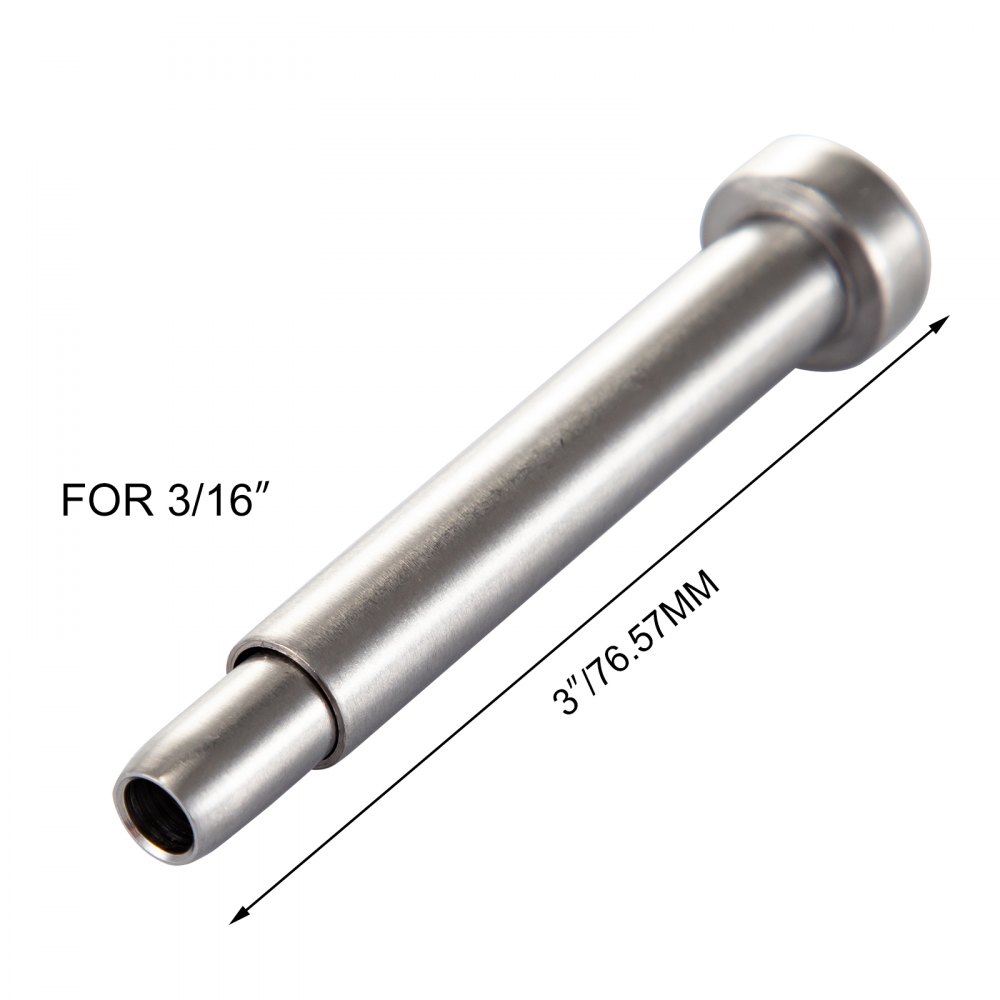 VEVOR Cable Railing Swage 3/16 Inch Stainless Steel Railing 104 Pack SS316 Hand Swage Threaded Stud Tension End Fitting Terminal Cable Railing Kit for Stair Deck Railing Wood & Metal Post