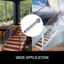 VEVOR Cable Railing Swage 3/16 Inch Stainless Steel Railing 104 Pack SS316 Hand Swage Threaded Stud Tension End Fitting Terminal Cable Railing Kit for Stair Deck Railing Wood & Metal Post