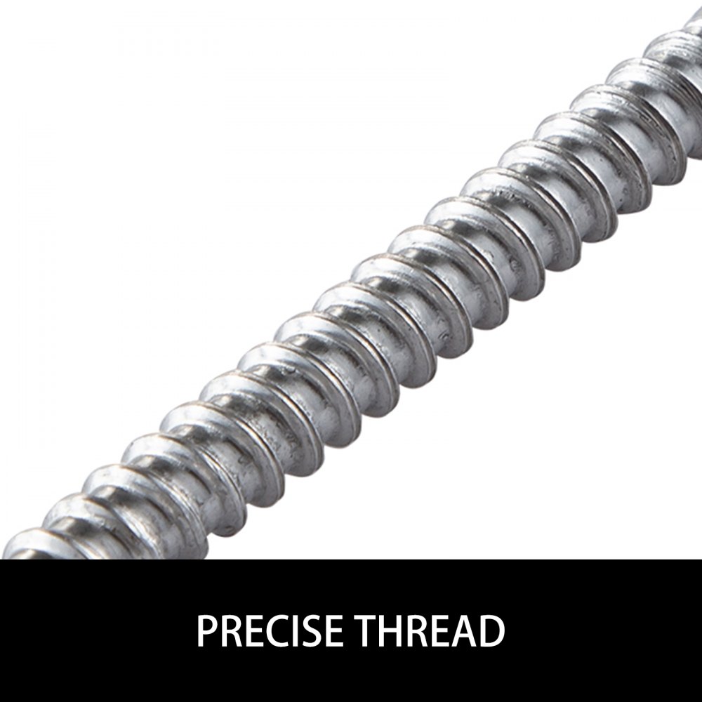 VEVOR 205 Pack Cable Railing Swage Stainless Steel Railing SS316 Hand Swage Threaded Stud Tension End Fitting for 1/8 Inch Terminal Cable Railing Kit for Stair Deck Railing Wood and Metal Post