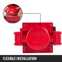 VEVOR Mechanical Fuel Meter 20 GPM Fuel Flow Meter 3-Digital Batch Display Fuel Transfer Meter 2.54 cm Diesel Fuel Flow Meter All Fuel Transfer Pumps Gasoline Flow Meter