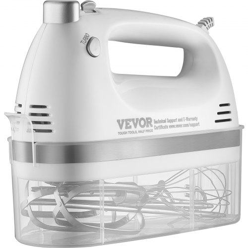 Deago 7 Speed Electric Hand Mixer With Whisk, Dough Hooks, Portable Kitchen Handheld Mixer For Whipping, Mixing Cookies, Brownie, Cakes, Dough