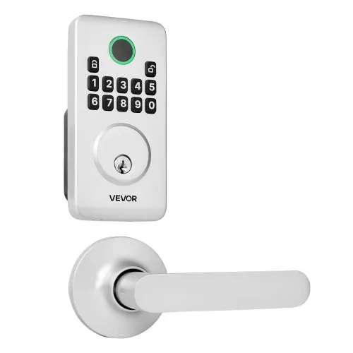 Keyless Entry Door Lock With Handle Smart Door