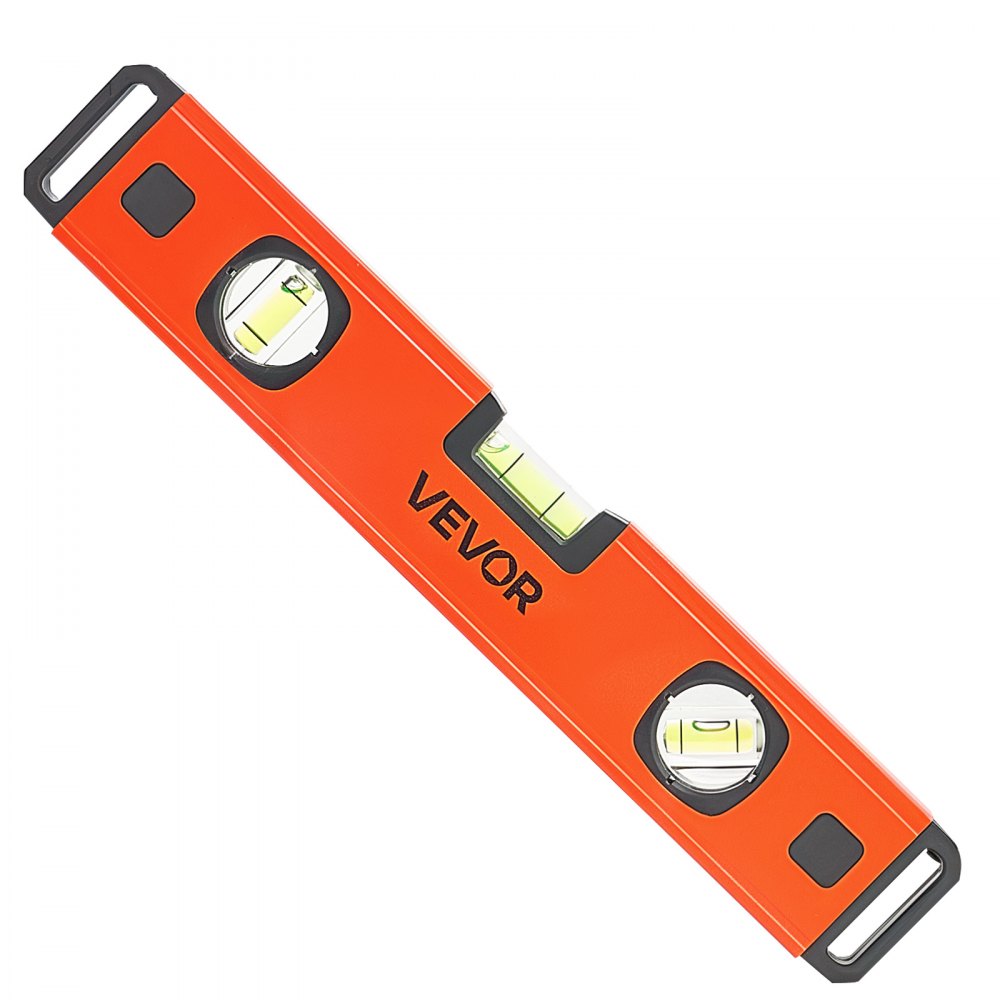 VEVOR Torpedo Level, 4-Piece (120/300/600/1000 mm), Magnetic Leveler Tool Set Aluminum Alloy, with Clear 3 Green Vials, Hanging Hole, Box Beam Multi-angle Measurement for Construction Home Renovation