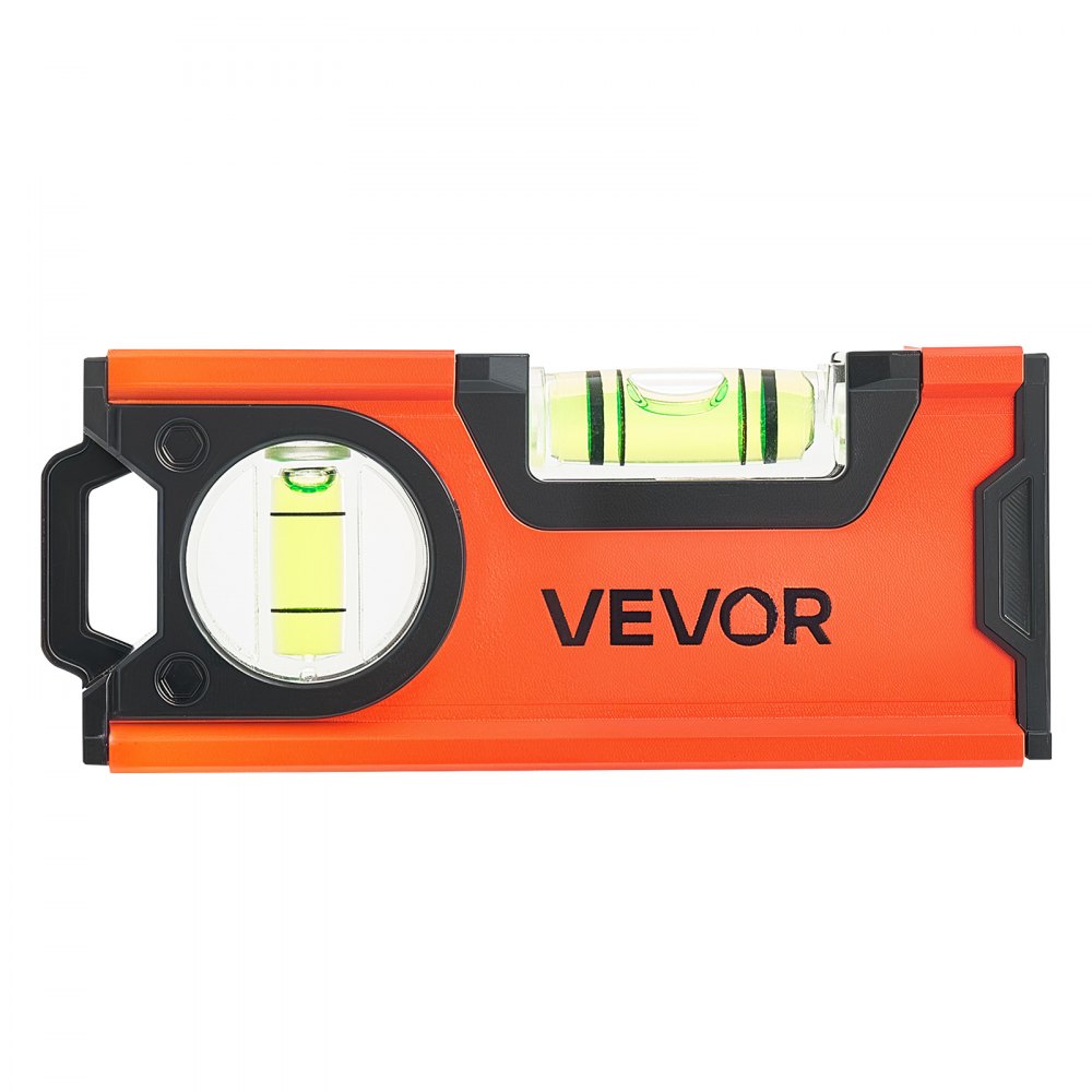 VEVOR Torpedo Level, 4-Piece (120/300/600/1000 mm), Magnetic Leveler Tool Set Aluminum Alloy, with Clear 3 Green Vials, Hanging Hole, Box Beam Multi-angle Measurement for Construction Home Renovation