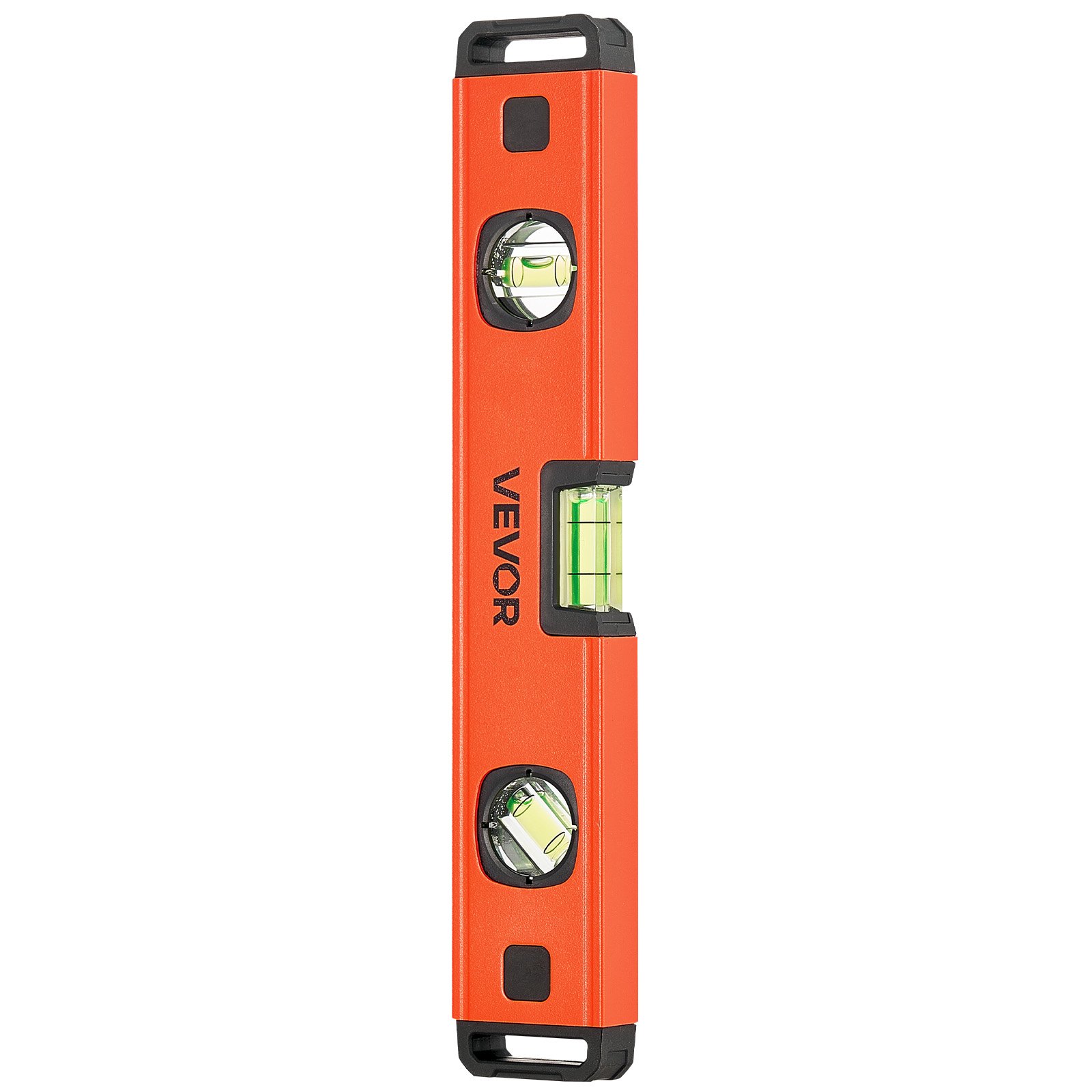 VEVOR Torpedo Level, 4-Piece (120/300/600/1000 mm), Magnetic Leveler Tool Set Aluminum Alloy, with Clear 3 Green Vials, Hanging Hole, Box Beam Multi-angle Measurement for Construction Home Renovation