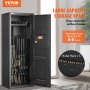 VEVOR 6-8 Rifles Gun Safe, Rifle Safe with Lock & Digital Keypad, Quick Access Tall Gun Storage Cabinet with Removable Shelf, Rifle Cabinet for Home Rifle and Shotguns