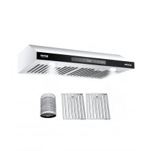 30" Under Cabinet Range Hood Vent Hood 900CFM Gesture & Touch Control