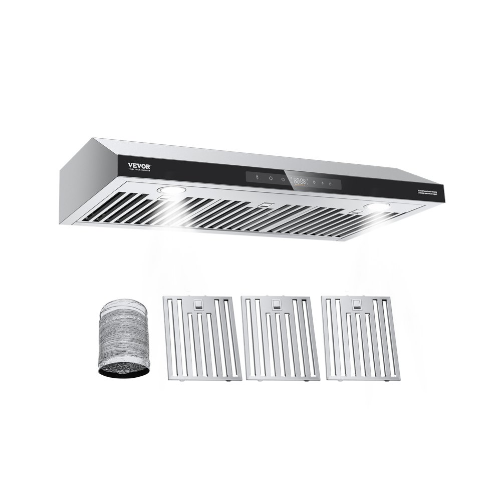 36" Under Cabinet Range Hood Vent Hood 900CFM Gesture & Touch Control