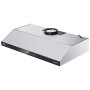 Campana extractora VEVOR de 36 pulgadas para cocina, con motor dual de 900 CFM, de acero inoxidable, con control táctil, luz LED y extractor de 4 velocidades.