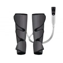 VEVOR Leg Massager with Air Compression, Foot and Calf Massager with 3 Modes & 3 Intensities, LCD Controller, Compression Massage Boot for Circulation, Swelling and Pain Relief- Great Gift for Mom/Dad