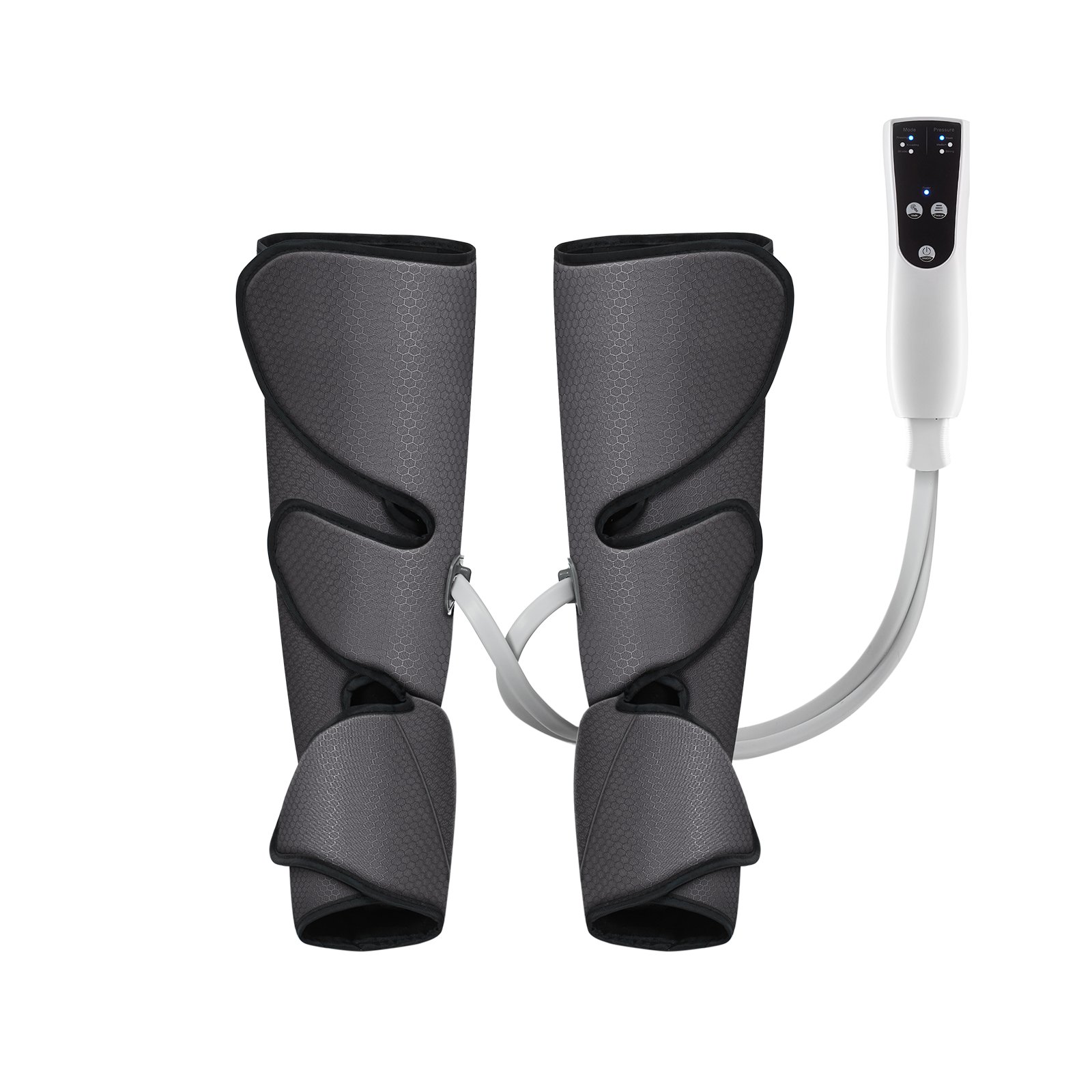 VEVOR Leg Massager with Air Compression, Foot and Calf Massager with 3 Modes & 3 Intensities, LCD Controller, Compression Massage Boot for Circulation, Swelling and Pain Relief- Great Gift for Mom/Dad