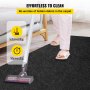 VEVOR Boat Carpet Marine Carpet 6x23' Indoor Outdoor Carpet Rug Anti-Slide Black