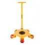 VEVOR Machine Skate, 8800 lbs Machinery Moving Skate, Machinery Mover Skate with 360° Rotation Cap and PU Swivel Rollers, Heavy Duty Industrial Machinery Mover with Handle for Warehouse, Workshop