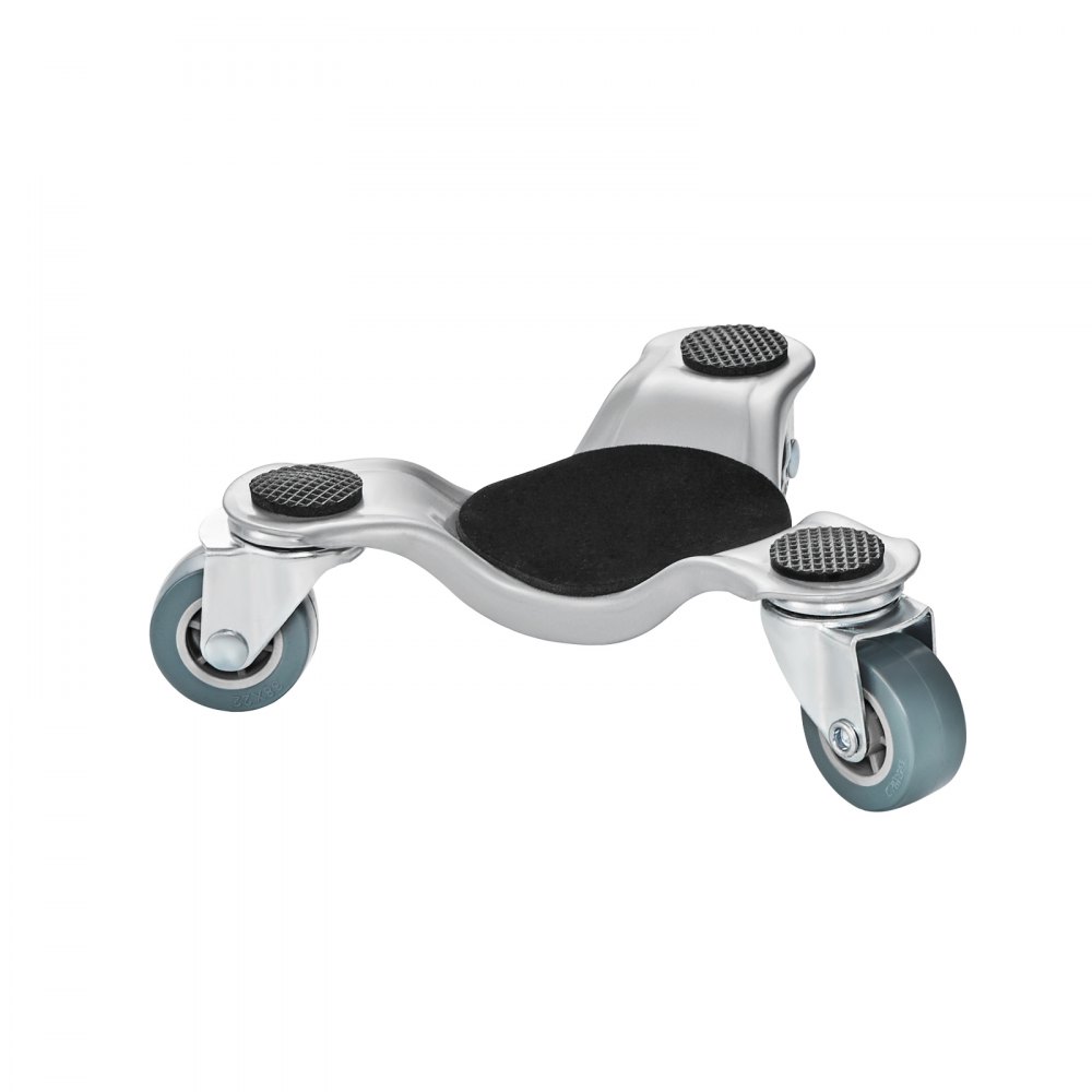 VEVOR Furniture Dolly, 200 kg Load Capacity, 3 Wheel Steel 160 mm Tri-dolly Heavy Duty Mover with Triangle Swivel Caster, Carbon Steel Panel, Furniture Lift Mover Tool Set for Appliances, Sofa, Fridge
