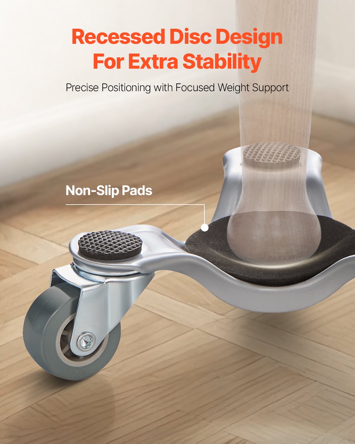 VEVOR Furniture Dolly, 200 kg Load Capacity, 3 Wheel Steel 160 mm Tri-dolly Heavy Duty Mover with Triangle Swivel Caster, Carbon Steel Panel, Furniture Lift Mover Tool Set for Appliances, Sofa, Fridge