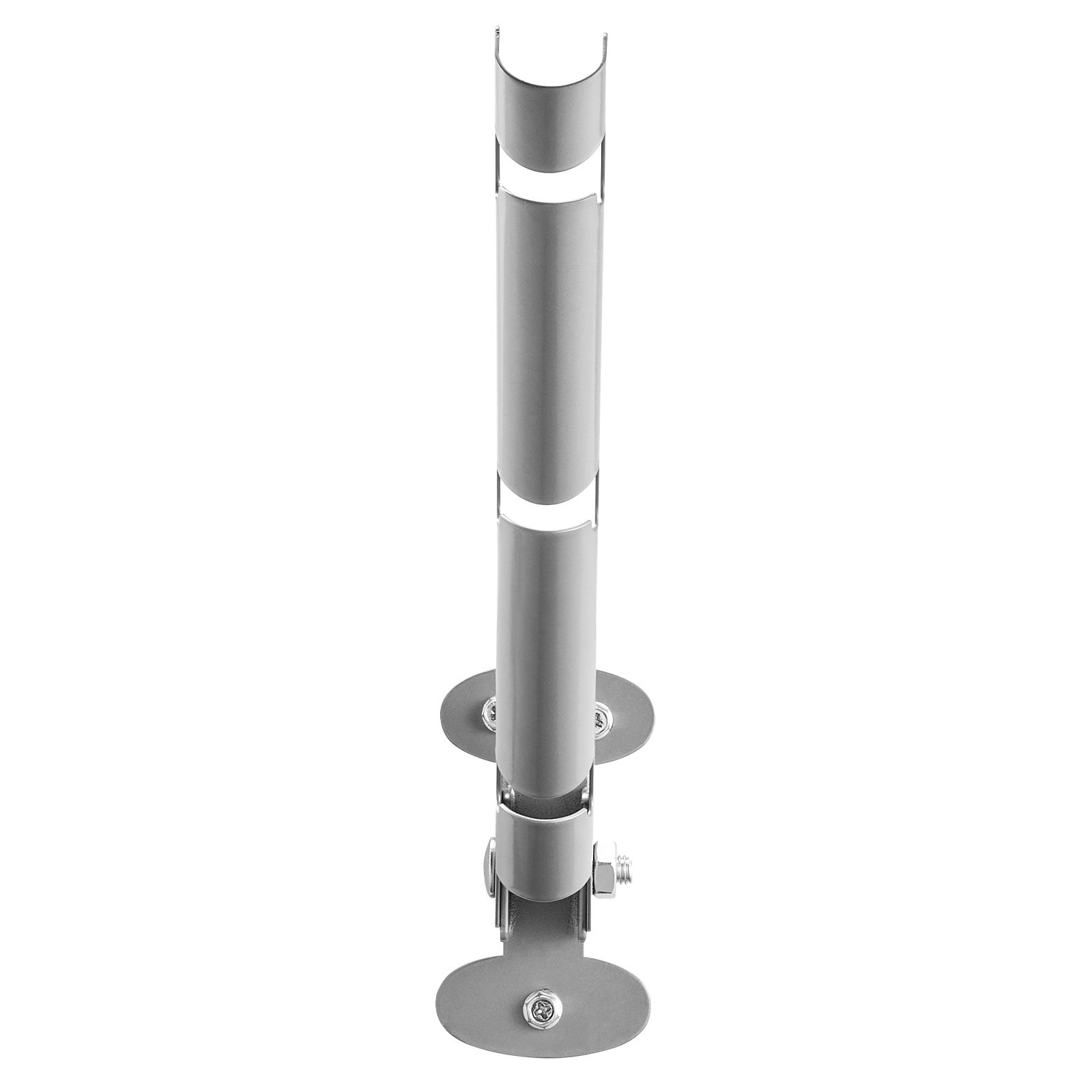 VEVOR Barbed Wire Arm, 10 Packs 12.2 in Fence Post Extender, Flat or Surface Mounted, Galvanized Steel Fence Height Extender, Protect Privacy and Prevent Pets Jumping Off, for Outdoor Wood Concrete Fences