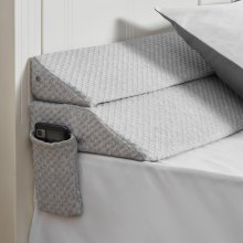 Bed Wedge Pillow for Headboard 60"x10"x6" Bed Gap Filler Fill 0-7" Gap