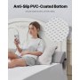 Bed Wedge Pillow for Headboard 72" x 10" x 6" Bed Gap Filler Fill 0-7" Gap