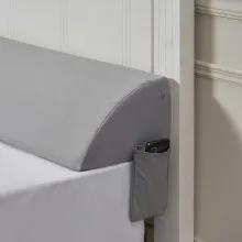 Bed Wedge Pillow for Headboard 72" x 10" x 6" Bed Gap Filler Fill 0-7" Gap