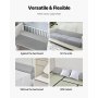 Bed Wedge Pillow for Headboard 76" x 6" x 4.5" Bed Gap Filler 0-4" Gap