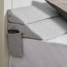 Bed Wedge Pillow for Headboard 76"x10"x6" Bed Gap Filler Fill 0-7" Gap