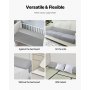Bed Wedge Pillow for Headboard 76" x 8" x 6" Bed Gap Filler Fill 0-5" Gap