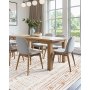 Large Area Rug 6 x 9 ft Anti-Skid and Tear-Resistant Floor Mat Modern Beige