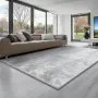 VEVOR Indoor Plush Area Rugs, 1.83x2.74 m Soft Plush Carpet, FFurry Shag Area Rugs for Living Room, Bedroom, Modern Home Decor Aesthetic Long-Pile Rug, Non-Shedding, Slip-Resistant, Tie-Dye Light Gray