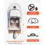 VEVOR Outboard Hydraulic Steering Kit, 200 HP, Marine Boat Hydraulic Steering System with 6.9 MPa Two-Way Lock Helm Pump, Cylinder, 2 PCS 26 ft Hoses, 13.5" Wheel for Single Station, Single-Engine Use