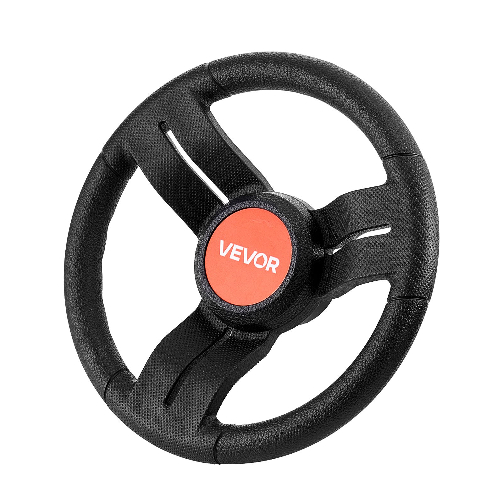 VEVOR Outboard Hydraulic Steering Kit, 200 HP, Marine Boat Hydraulic Steering System with 6.9 MPa Two-Way Lock Helm Pump, Cylinder, 2 PCS 26 ft Hoses, 13.5" Wheel for Single Station, Single-Engine Use