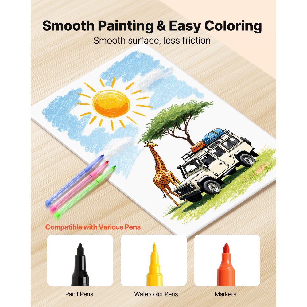 VEVOR Foam Board, 12 Pack 24 x 36 Inch, 3/16 Inch Thickness White Poster Board, Acid-Free Double Sided Foam Core Sheets for Mounting, Crafts, Paintings Prints, Art, Display, Presentation and Projects