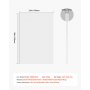 VEVOR Foam Board, 12 Pack 24 x 36 Inch, 3/16 Inch Thickness White Poster Board, Acid-Free Double Sided Foam Core Sheets for Mounting, Crafts, Paintings Prints, Art, Display, Presentation and Projects
