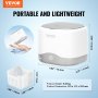 VEVOR Ultrasonic Cleaner for Dentures 200ML Retainer Cleaner Machine with UV